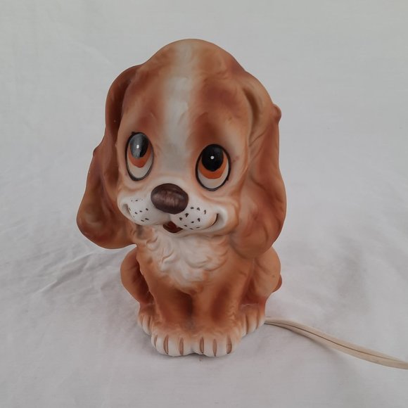 Cocker Spaniel Ceramic Night Light - Made in Japan - Picture 3 of 8